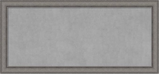 Amanti Art Grey Framed Magnetic Board 24x52 Oversize Vision Board by AmantiArt