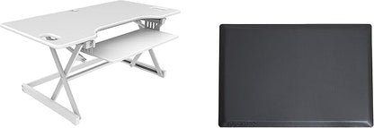 Rocelco 46" Large Height Adjustable Standing Desk Converter by Rocelco