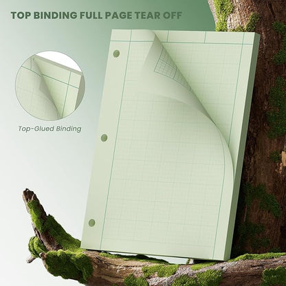 Engineering Paper 8.5 x 11, 100 Sheets Top Glue Binding Engineering Notebook - Image 6