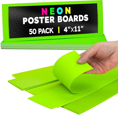 Hygloss Small Poster Board 4x11 by HyglossProductsInc