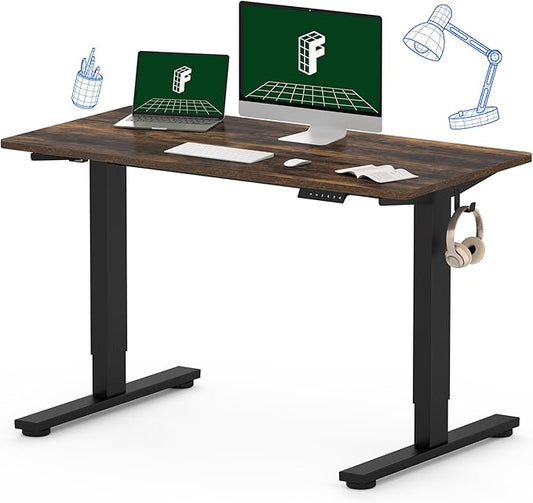 FLEXISPOT One-Piece Electric Standing Desk, 48 x 30 Inches Adjustable Desk by FlexiSpot