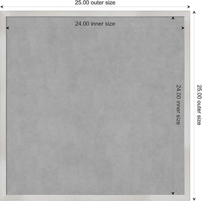 Amanti Art Silver Framed Magnetic Board 25x25 Medium Vision Board - Image 4