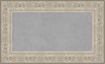Amanti Art Silver Framed Magnetic Board 19x31 Small Vision Board by AmantiArt