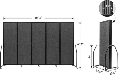 Artigwall Folding Privacy Screens Freestanding partition - Image 3