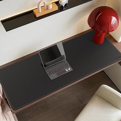 CENNBIE Leather Desk Mat Large, 43.6" x 23.6" Desk Pad Blotter Protector - Image 2