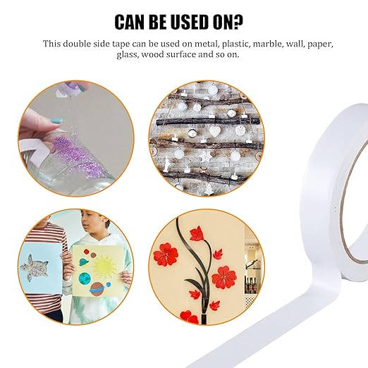Double Sided Tape for Crafts, Double-Sided Tape for Arts, Scrapbook Supplies - Image 6