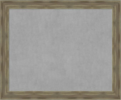 Amanti Art Grey Framed Magnetic Board 38x46 X-Large Vision Board by AmantiArt
