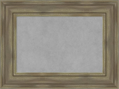 Amanti Art Grey Framed Magnetic Board 18x24 Small Vision Board by AmantiArt