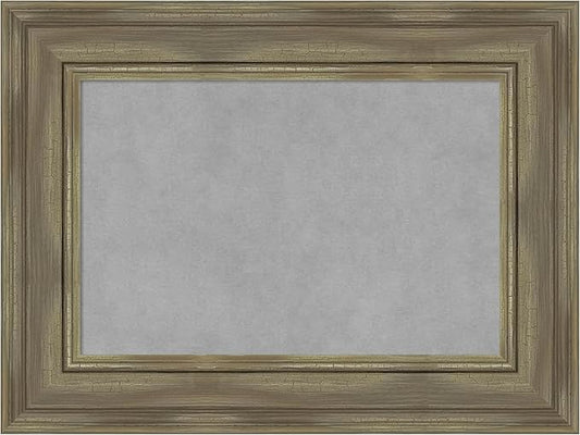 Amanti Art Grey Framed Magnetic Board 18x24 Small Vision Board by AmantiArt