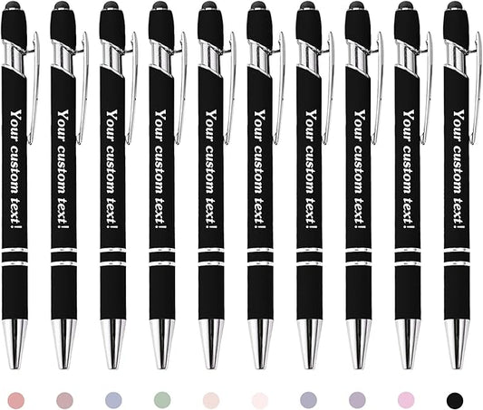 CRME Personalized Pens with Stylus Custom Pens in Bulk Customized Pen Engraved by Unknown
