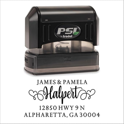 PrettySweetParty Self Inking Return Address Stamp by PrettySweetParty