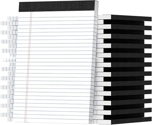 Legal Pads 8.5 X11, Narrow Ruled Notepads, 24 Pack, 50 Sheet/Pad, Tear Off by Glyanlee