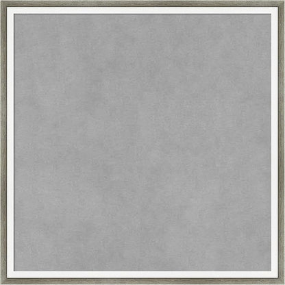 Amanti Art Silver Framed Magnetic Board 17x17 Small Vision Board by AmantiArt
