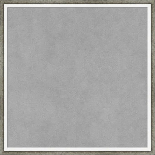 Amanti Art Silver Framed Magnetic Board 17x17 Small Vision Board by AmantiArt