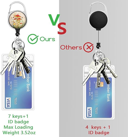 Giancomics Mushroom Lanyards for Id Badges, Cute ID Badge Holder - Image 6
