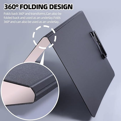 FRETONBA Clipboard Folder, 360 Degree Foldable Binder Clipboards - Image 5