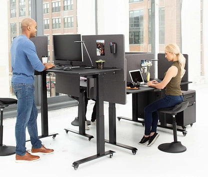 Stand Up Desk Store ReFocus Clamp-on Acoustic Desk Divider Privacy Panel That - Image 4