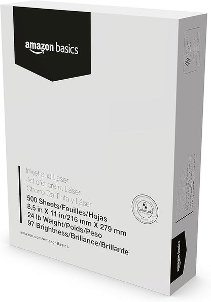 Amazon Basics Multipurpose Copy Printer Paper, 8.5-x-11-inch, 1500 Sheets - Image 3