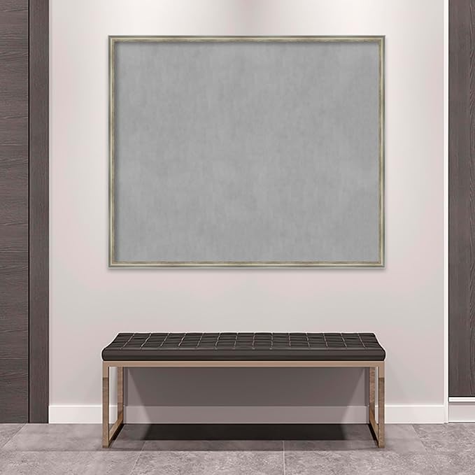 Amanti Art Silver Framed Magnetic Board 42x50 Oversize Vision Board - Image 5