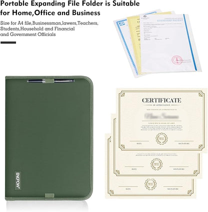 ENGPOW 13 Pocket Expanding File Folder, Fireproof Accordion File Folder - Image 5
