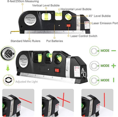Laser Level Tool Multipurpose Laser Level Line Laser Kit - Image 4