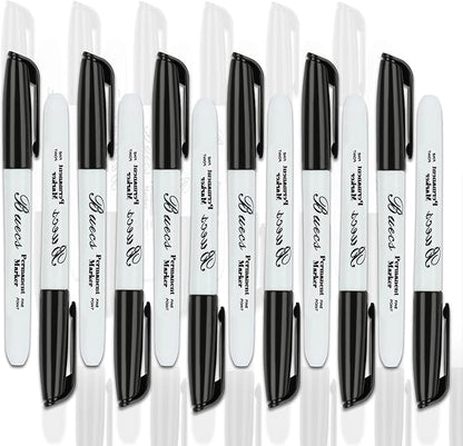 Buecs Permanent Markers, Fine Point, Waterproof & Smear Proof Markers, Quick - Image 6