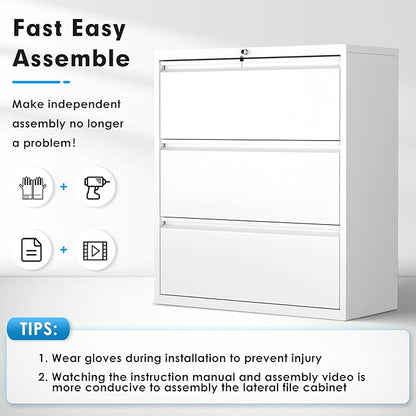 Pataku Metal Lateral File Cabinet - Image 7