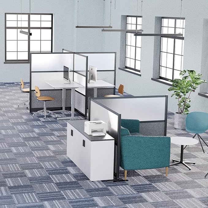 Stand Up Desk Store Expanse Modular Wall | 70'' x 70'' Wall | Expandable - Image 8