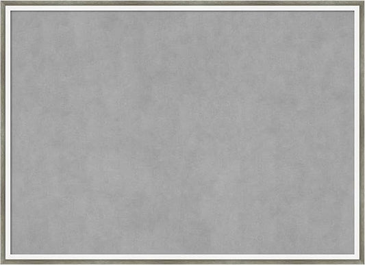 Amanti Art Silver Framed Magnetic Board 21x29 Medium Vision Board by AmantiArt