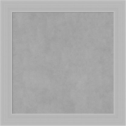 Amanti Art Silver Framed Magnetic Board 24x24 Medium Vision Board by AmantiArt