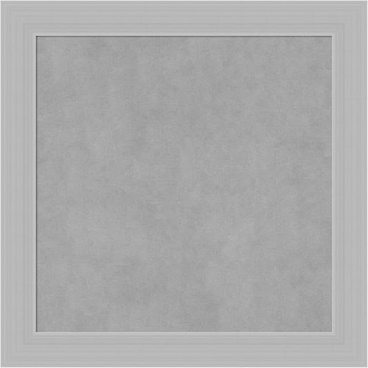 Amanti Art Silver Framed Magnetic Board 24x24 Medium Vision Board by AmantiArt