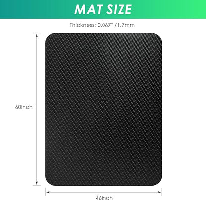 Vicwe Gaming Chair Mat for Hard Floor, Anti-Slip Hard Floor Protector Rolling - Image 8