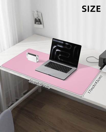 Leather Desk Pad Protector, Desk Mat, Large Mouse Pad, Non-Slip Desk Pad - Image 5