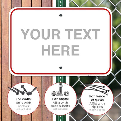 Custom Sign, Personalized Metal Signs, Customize - Image 4
