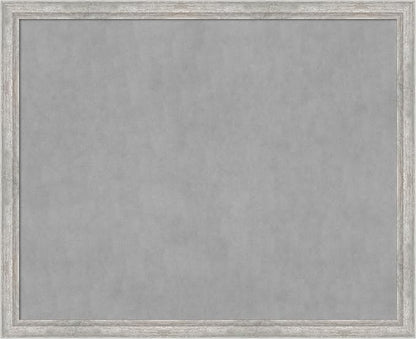 Amanti Art Silver Framed Magnetic Board 35x43 X-Large Vision Board by AmantiArt