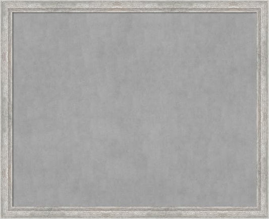 Amanti Art Silver Framed Magnetic Board 35x43 X-Large Vision Board by AmantiArt