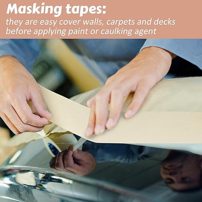 Fainne Masking Tape Bulk General Purpose Masking Painting Tape 55 Yards - Image 5