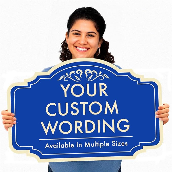 Custom Decorative Outdoor Metal Sign, Personalized Aluminum Driveway Sign - Image 8