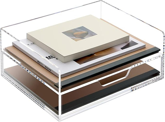 SANRUI 2-Tier Paper Letter Tray Organizer by SANRUI