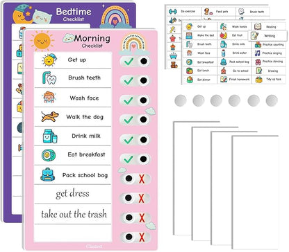 2PCS Magnetic Visual Chore Chart by Unknown