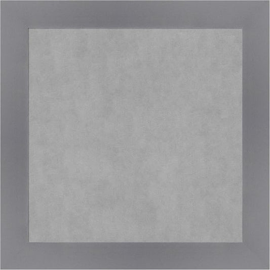 Amanti Art Grey Framed Magnetic Board 14x14 X-Small Vision Board by AmantiArt