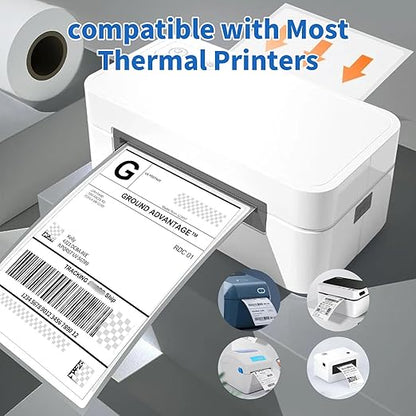 4"×6" Direct Thermal Shipping Label, Fanfold Thermal Label 2000 Packs Permanent - Image 5