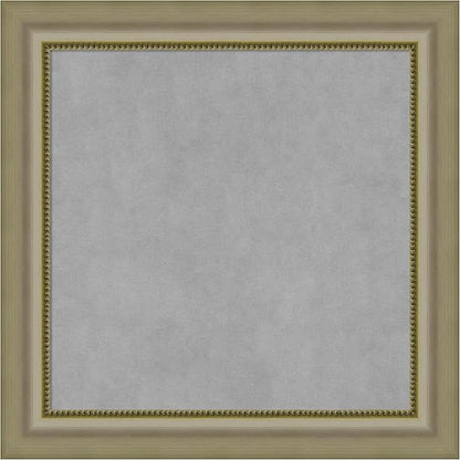 Amanti Art Silver Framed Magnetic Board 25x25 Medium Vision Board by AmantiArt