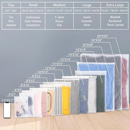 Svaldo 2 Gallon frosted zipper bags - Image 7