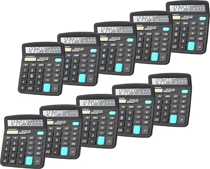 Calculators, BESTWYA 12-Digit Dual Power Handheld Desktop Calculator by BESTWYA