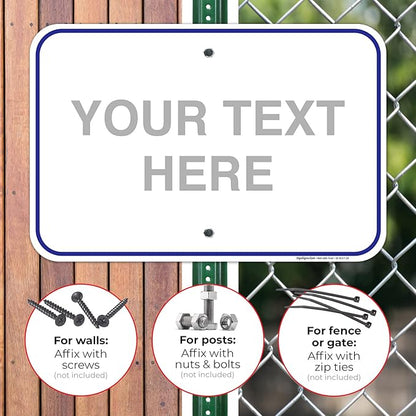 Custom Sign, Personalized Metal Signs, Customize - Image 4