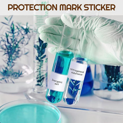 Zonon 750 Pcs Clear Labels Label Protector Clear Stickers Wafer Seals - Image 5