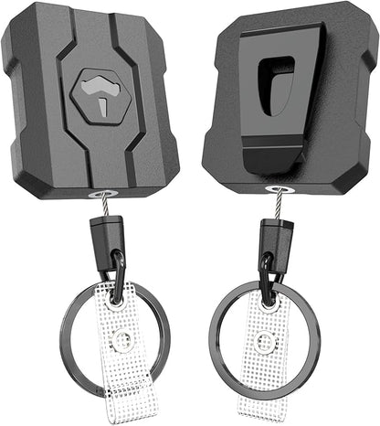 Retractable Keychain Badge Holder by VYNCS