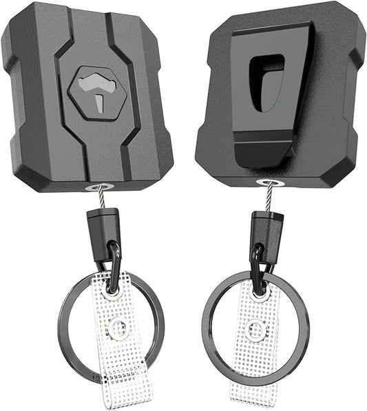 Retractable Keychain Badge Holder by VYNCS
