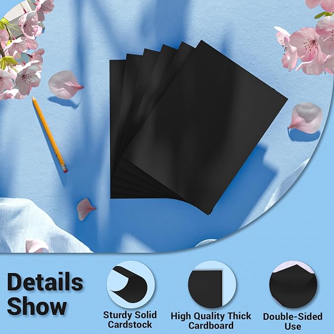 Cardstock Paper, 120 Sheets Card Stock, 200GSM Thick Printer Paper 8.5x11 - Image 3